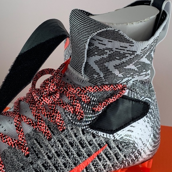 Nike Alpha Menace Elite 2 Grey Crime Men’s Size 10 football cleats Open field - Picture 4 of 16